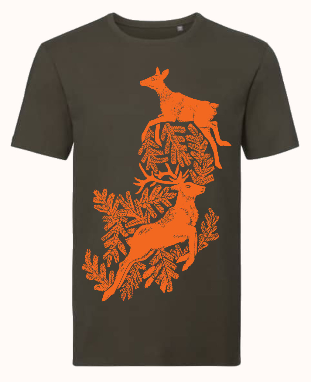 Hirsch T-Shirt Jagdmotiv