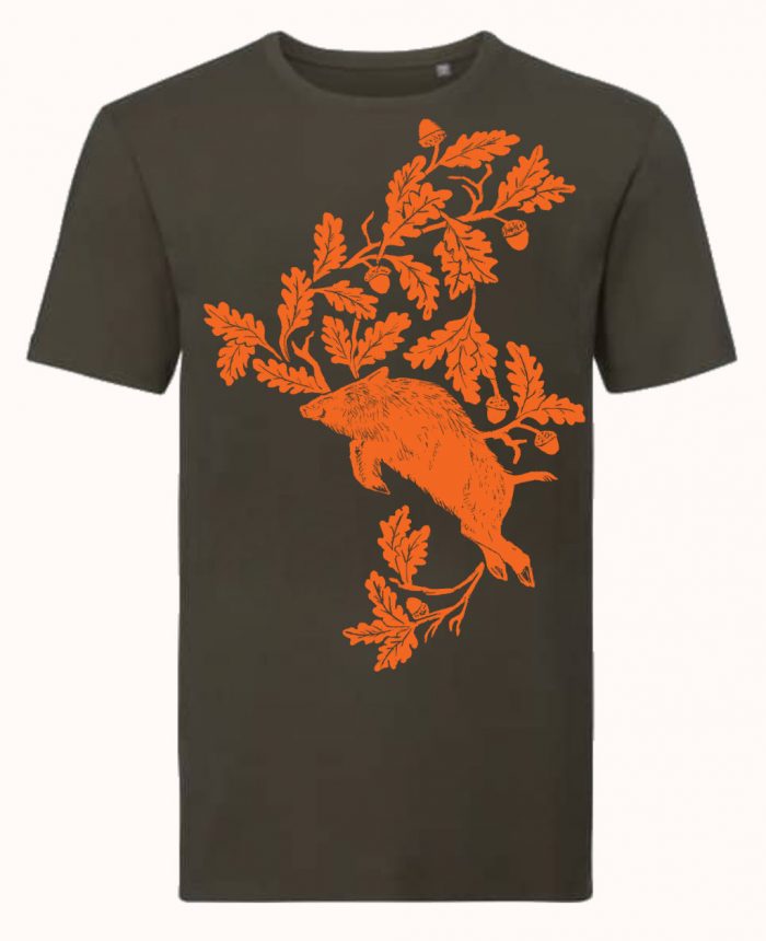 Wildschwein T-Shirt Jagdmotiv